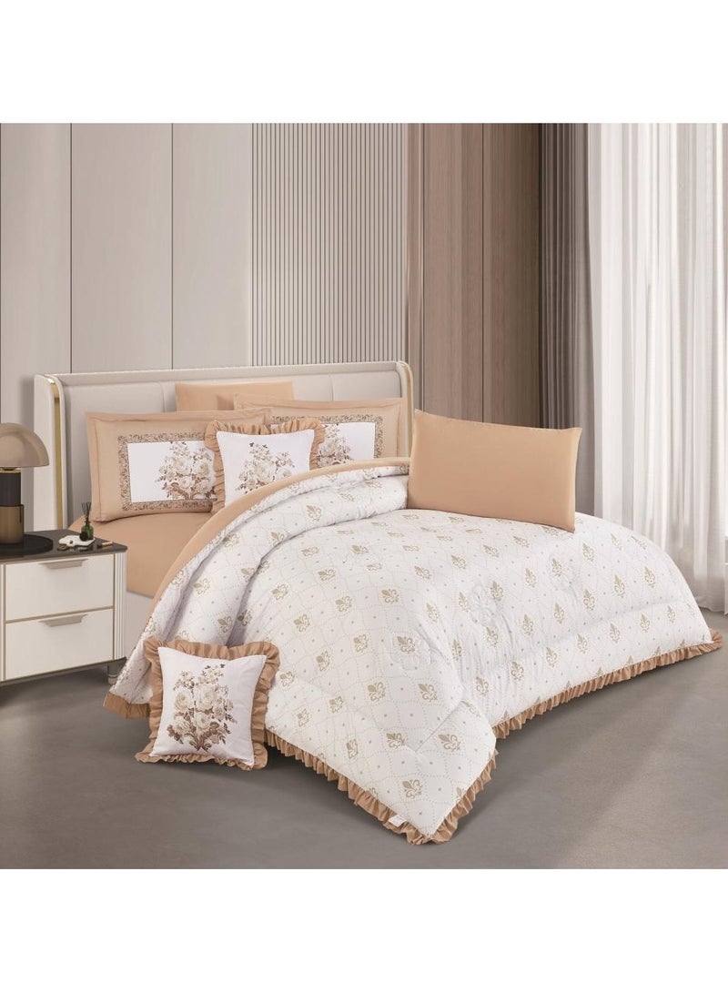 Plain double-sided double-sided bed sheet, 4 pieces, size 140 x 200 cm