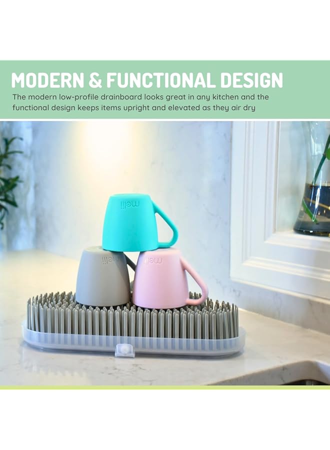 melii Cloud Drying Rack Bpa Free Low Profile Design For Efficient Baby Feeding Essentials Drying Easy To Clean Top Rack Dishwasher Safe - Image 4