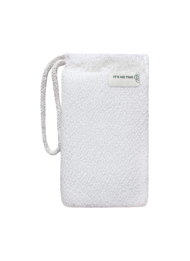 Daily Concepts - Daily Body Scrubber, Soy-Based And Organic Cotton. For The Whole Body. The Bath Sponge Deeply Cleanses The Skin And Creates A Rich Foamy Lather. Exfoliation - Image 1