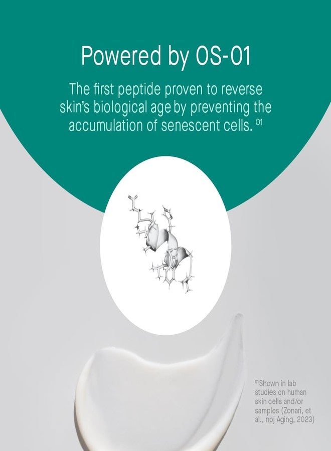 OneSkin FACE OS-01 Peptide Skin Longevity Moisturizer - Evens Skin and Reduces Fine Lines & Wrinkles, For All Skin Types Including Sensitive Skin - Image 4