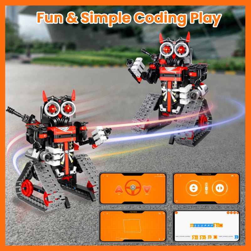 GILI Robot Building Remote Control Gift STEM Building Kit for Boys 8-12 - 3 in 1 Educational Toys for 6 7 8 9 10 11 12 + Year Old Boys Birthday Gifts for Kids - Tracked Racer Car Tank Robotics - Image 5