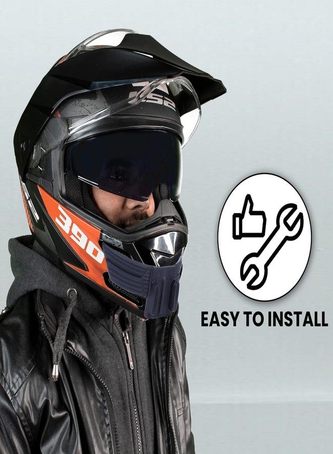 CASON Strong Adhesive Helmet Chin Mount for Action Camera,Helmet Camera Mount |Secure and Convenient | Speed 160kmph | for Go Pro,DJI Osmo,Others - Image 5