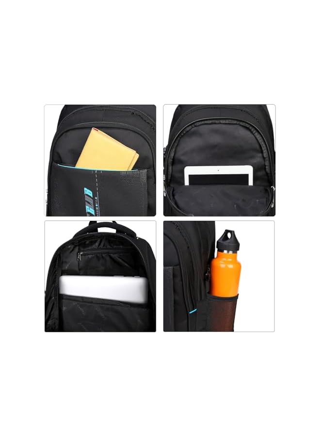 PROMASS حقائب ظهر مدرسية حقيبة كتب طلابية حقيبة كتف عادية حقيبة سفر لليوم لطلاب المراهقين - Image 4