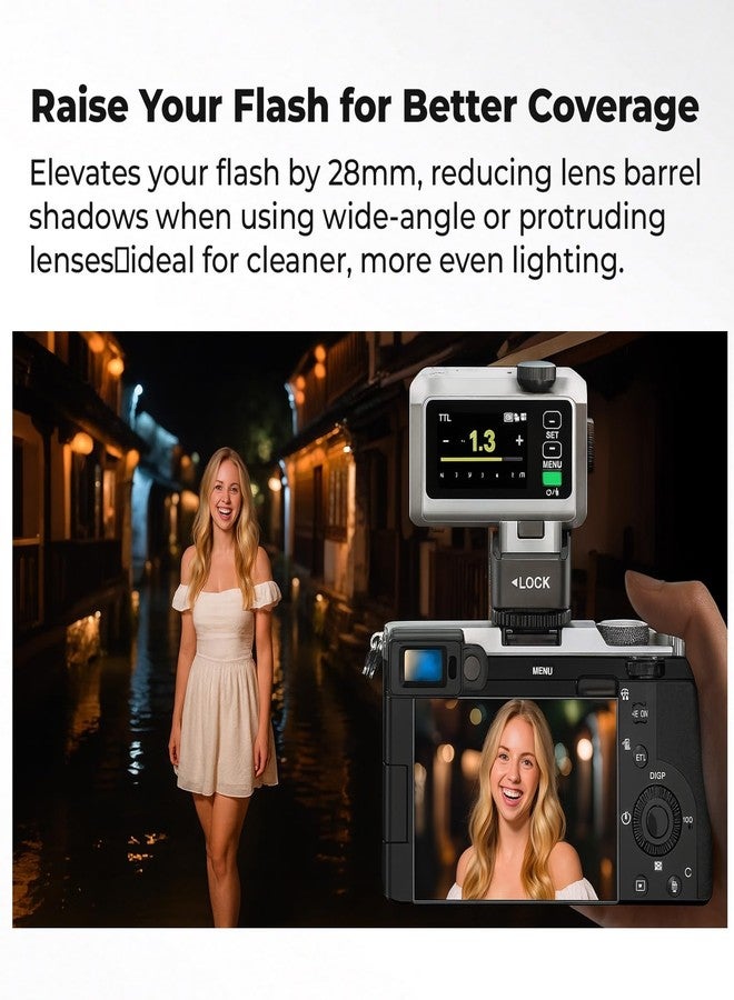وصلة تمديد قاعدة تثبيت فلاش TTL لفلاش Godox IT30PRO-C الصغير - Image 5