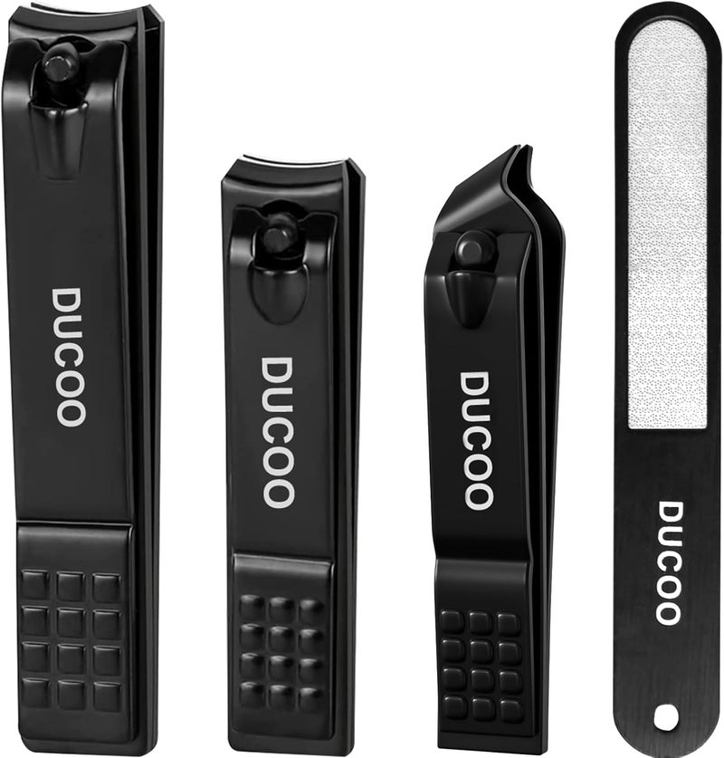 DUCOO 4-Piece Nail Clippers Set - Image 1