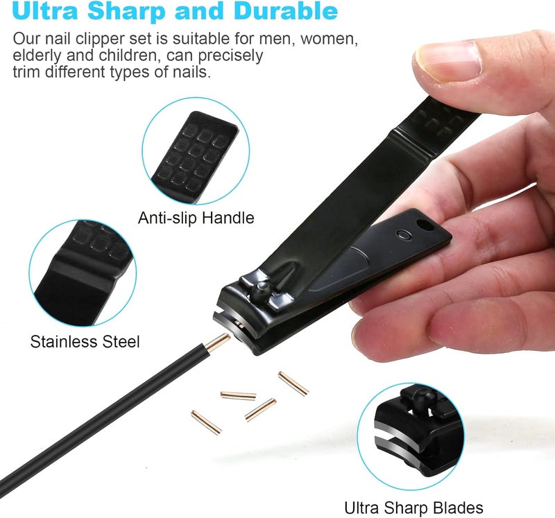 DUCOO 4-Piece Nail Clippers Set - Image 3