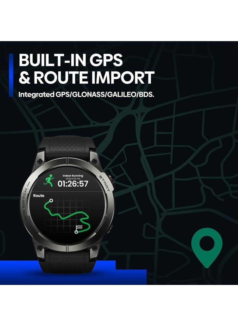 Zeblaze Zeblaze Stratos 3 Pro GPS Smart Watch Built-in GPS And Route Import AMOLED Display Bluetooth Phone Calls  - Image 2