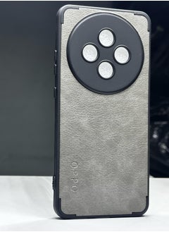 Generic Oppo 12F Grey Leather Case with Black Frame is a case specially designed to protect your device from scratches and shocks.  - Image 2