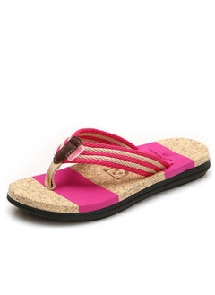 Loquat Men/Women New Beach Flip-Flops Plum Purple  - Image 1