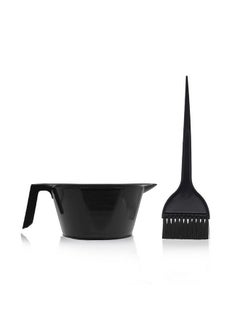 Magic Collection Handle and Pouring Lip Mixing Bowl and Dye Brush with Hook