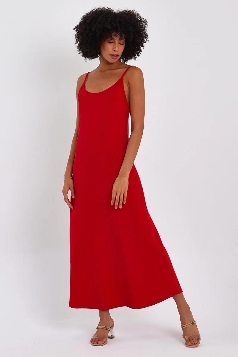 Alexander Gardi Thin Strap Long Dress (B23-0052 01)