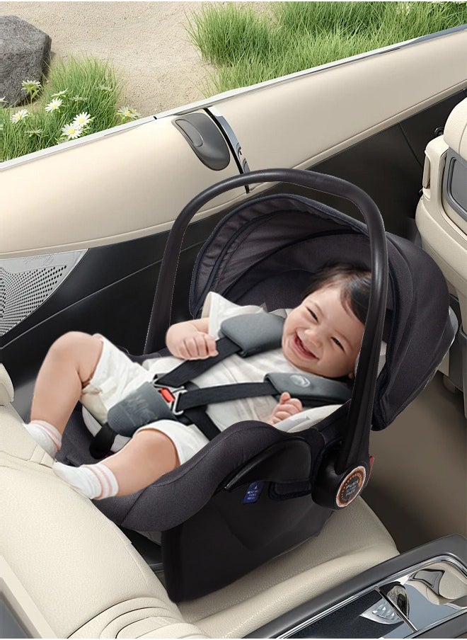 Soft Touch - Baby Car Seat With Full Body Support Cushion Baby Carrier Cot with Adjustable Canopy - Image 1