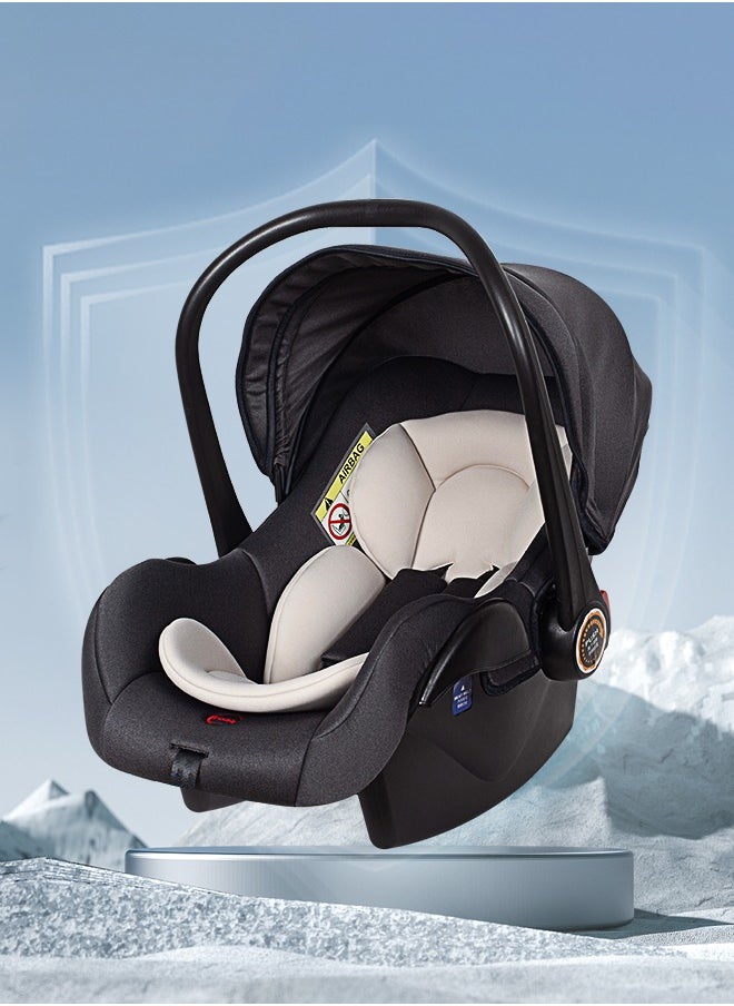 Soft Touch - Baby Car Seat With Full Body Support Cushion Baby Carrier Cot with Adjustable Canopy - Image 1