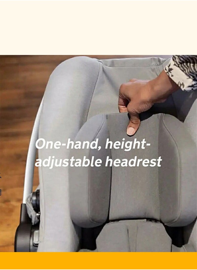 Soft Touch - Baby Car Seat With Full Body Support Cushion Baby Carrier Cot with Adjustable Canopy - Image 1