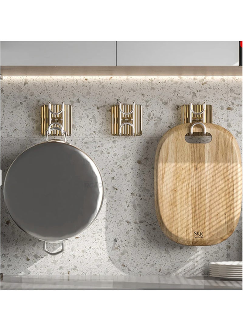 Wall Hook Easy to Clean Multifunctional Storage Hook Wall Hanging Adhesive Basin Hook - Image 3