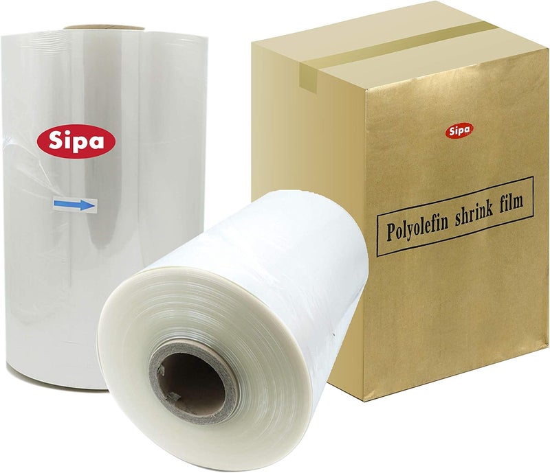 SIPA SIPA 12 60 Gauge Polyolefin Shrink Film Heat Wrap POF Centerfold 4375 feet 1  - Image 1