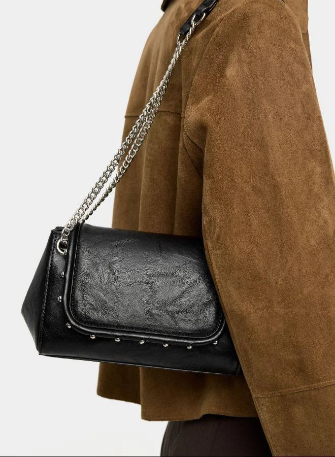 بارفوا حقيبة كتف مع فتحة وأعمدة