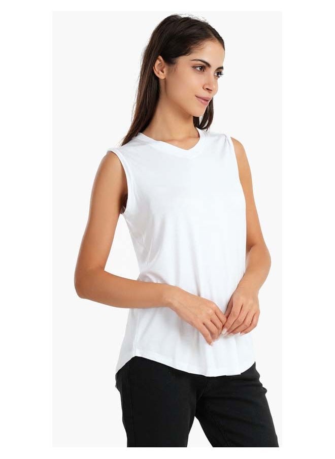 Carina - V Neck Viscose Top - Image 1