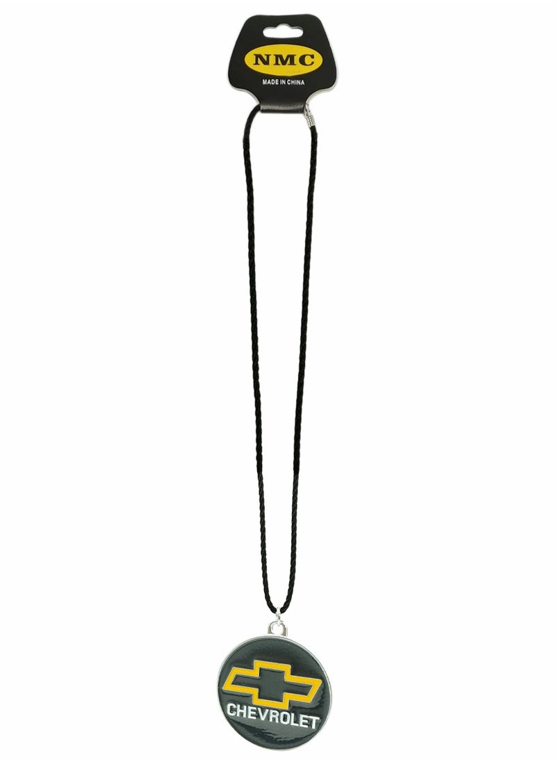 Chevrolet Lanyard - Hanging Pendant Metal Mini Car Decoration Chain, Car Pendant Mirror  1 Pcs - Image 1
