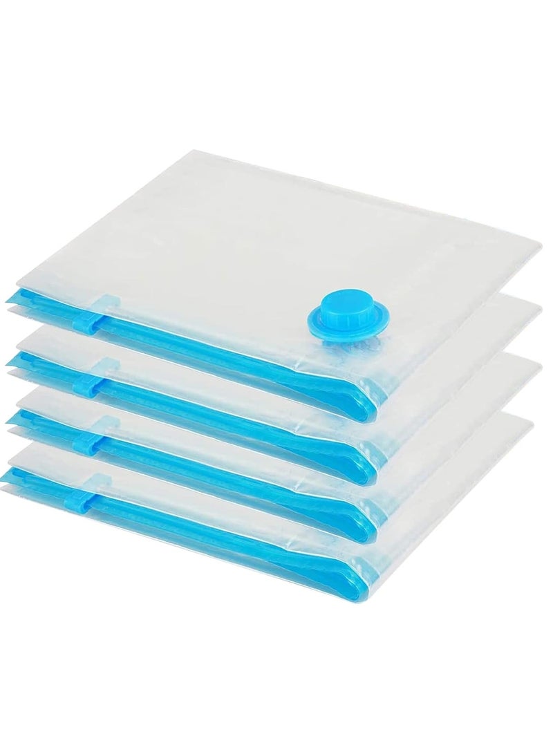 Vacuum bags measuring 110 × 80 cm, reusable for clothes. - Image 1