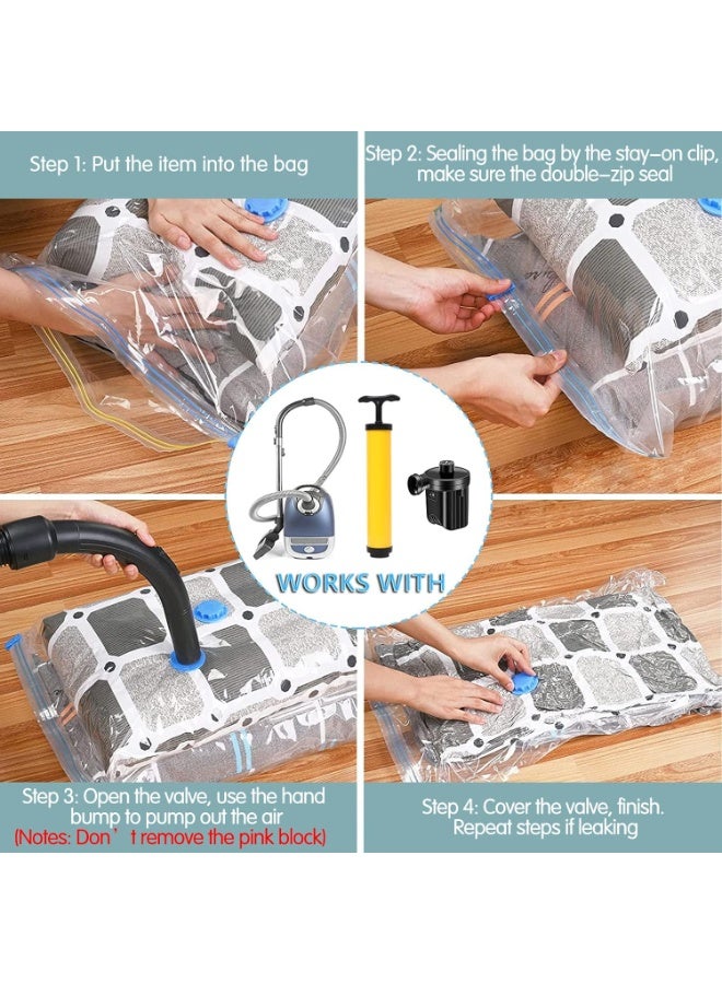 Vacuum bags measuring 110 × 80 cm, reusable for clothes. - Image 4
