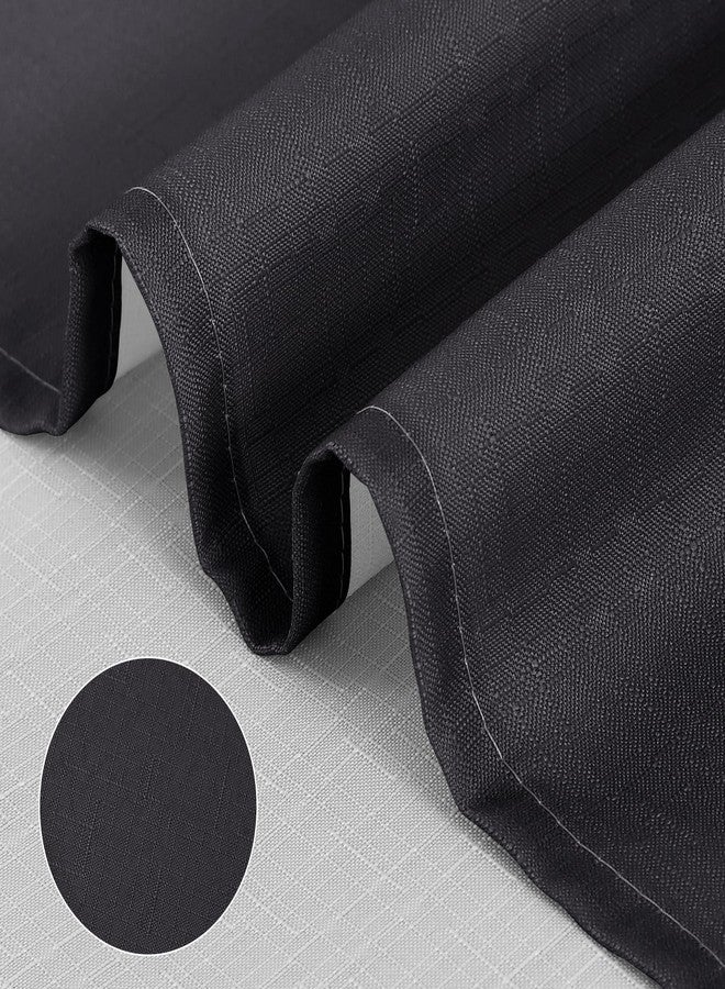 SPWIY Dark Grey and White Shower Curtain for Bathroom Luxury Hotel Spa, Modern Washable Decorative Gray Ombre Shower Curtains Set with Hooks, 72x72 inch - Image 5