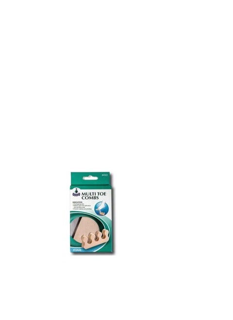 Oppo Multi Toe Combs 6022 - Toe Separator Comb for Foot Care and Alignment