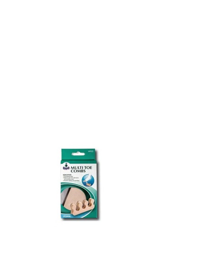 Oppo Multi Toe Combs 6022 - Toe Separator Comb for Foot Care and Alignment