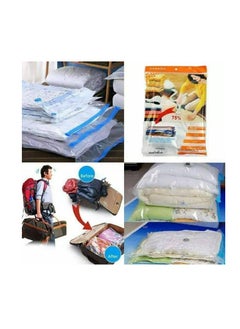 Generic Storage Bag, Vacuum Bags for Clothes, Blankets, Toys for Kids, Dust and Water Repellent Works with Any Vacuum Cleaner (70% More Pressure Than Regular Bag), Transparent (2 Pack)  - Image 4