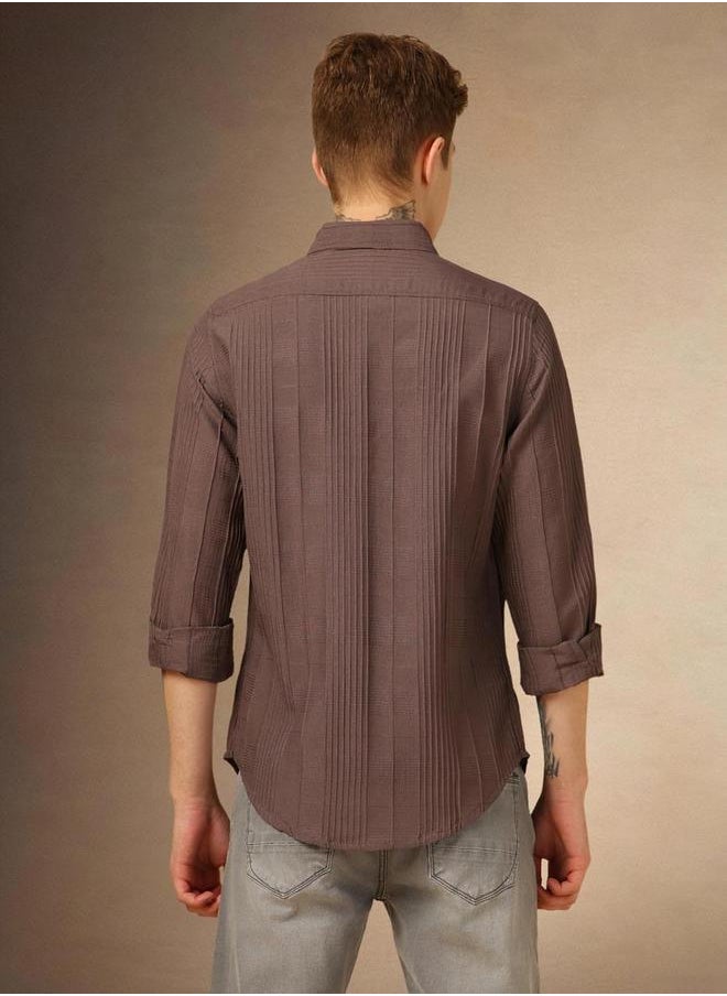 Dennis Lingo Button-Down Solid Casual Shirt by Styli  - Image 2