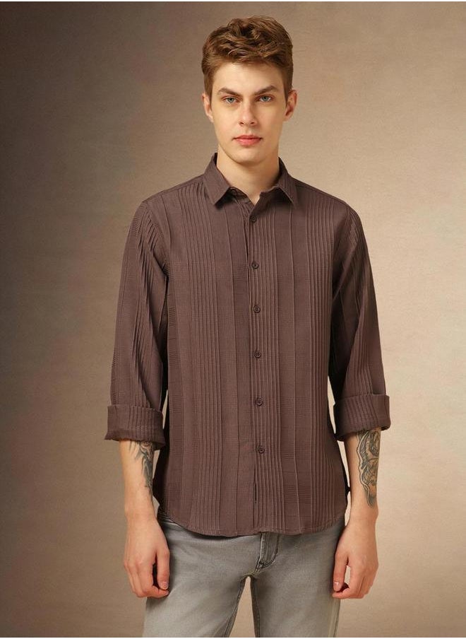 Dennis Lingo Button-Down Solid Casual Shirt by Styli  - Image 1