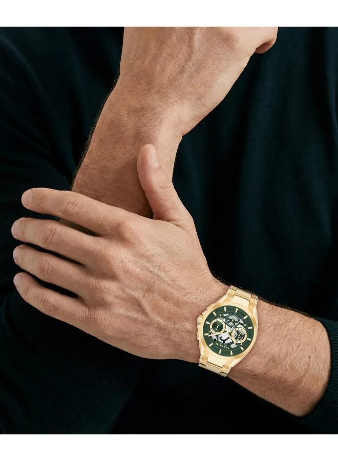 Coach  Ionic Plated Thin Gold Steel Quartz Multifunction Watch for Men | Best Price UAE
