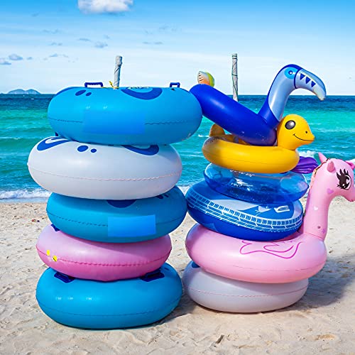 Syhood Extra Large Pool Liner Repair Patch 2.8 ft x 4.1 ft Blue Self Adhesive Vinyl Pool Patch Repair Kit for Christmas Bounce House Above Ground Pools Inflatable Floats Toys Snow Tube - Image 5