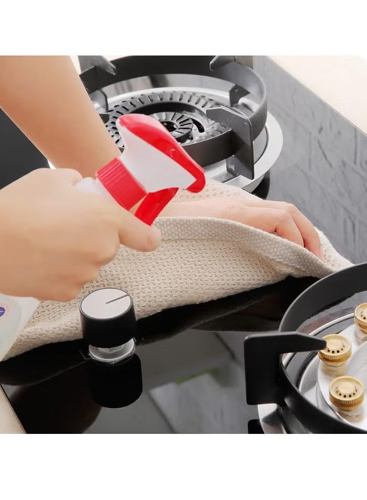 Hoasis Kitchen Dish Cloths,Cotton Waffle Weave, Ultra Soft Absorbent Quick Drying Dish Towels, 34x34cm, 6-Pack, Mixed Color - Image 5