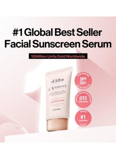 d'Alba d'alba Piedmont Italian White Truffle Waterfull Tone-up Sunscreen, Vegan Skincare, Tinted Moisturizer with SPF 50+ PA++++, Glowy Sunscreen, Gentle and Safe Use for all Skin Types  - Image 5