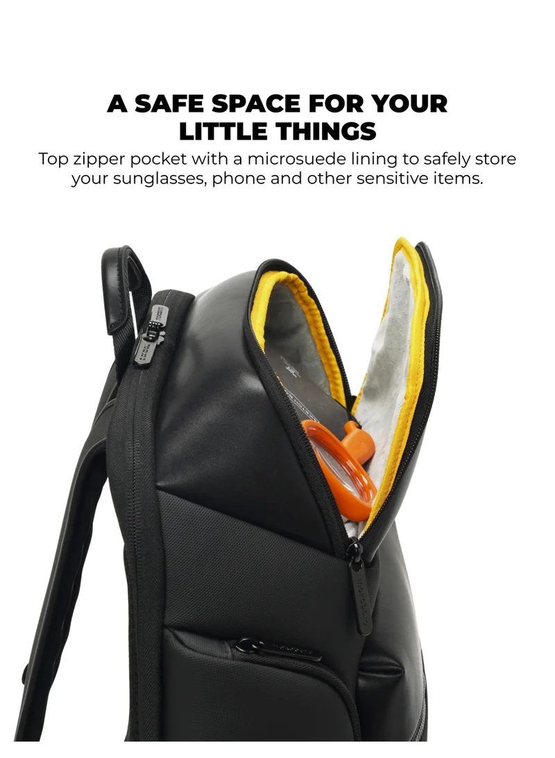 Mokobara  The Astronaut Backpack - 25 Liter Capacity, Reverse Coated Nylon Material | Money Moves Black  | Best Price UAE