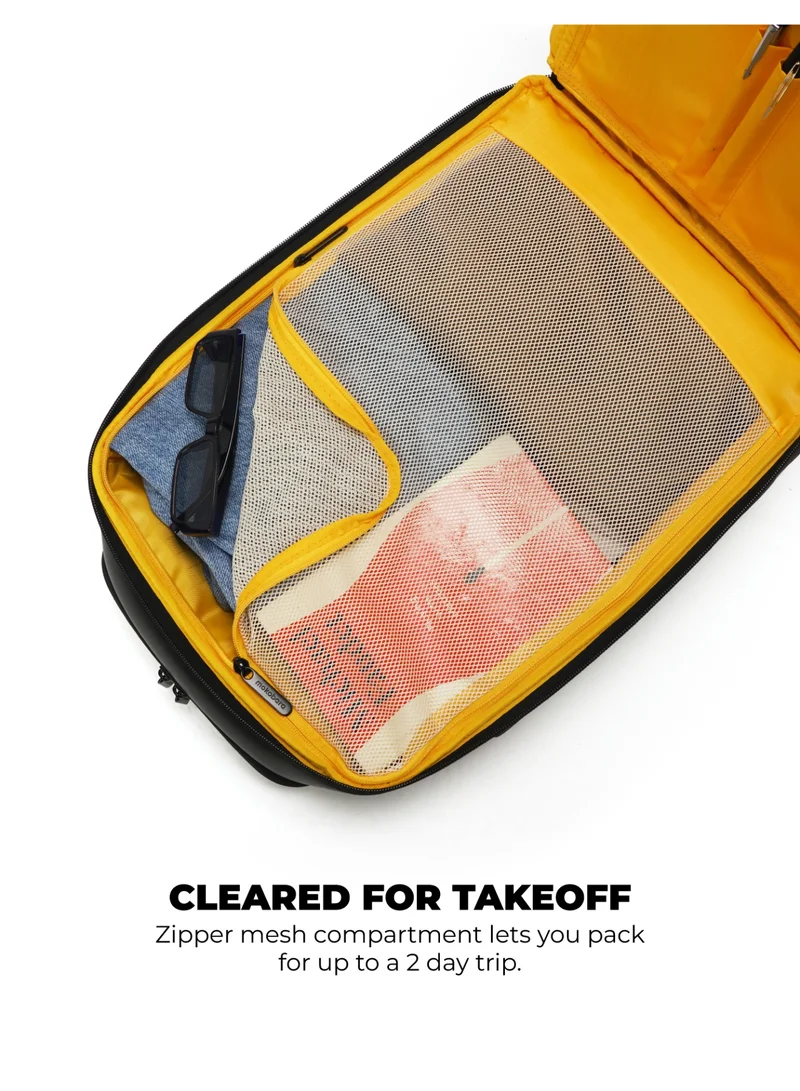 Mokobara  The Astronaut Backpack - 25 Liter Capacity, Reverse Coated Nylon Material | Money Moves Black  | Best Price UAE