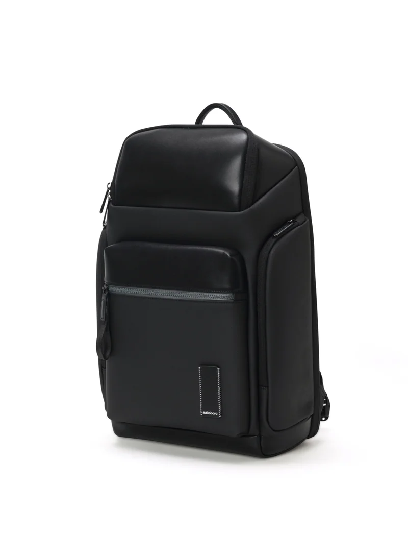 موكوبارا للتجارة ذ.م.م حقيبة ظهر رائد الفضاء بسعة ٢٥ لترًا، نايلون مطلي عكسي، لون أسود