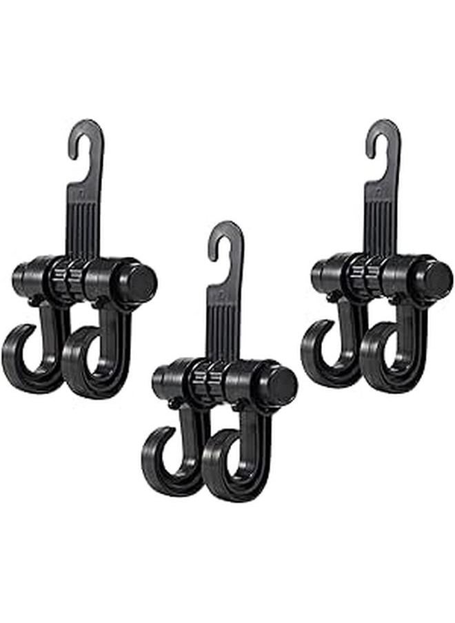 Generic - Car Back Seat Hook, Headrest Hanger Clip Holder for Bag, Purse, Cloth & Grocery 3 Pieces - Image 1