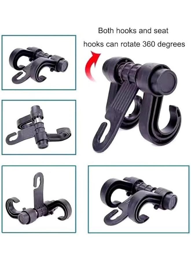 Generic - Car Back Seat Hook, Headrest Hanger Clip Holder for Bag, Purse, Cloth & Grocery 3 Pieces - Image 1