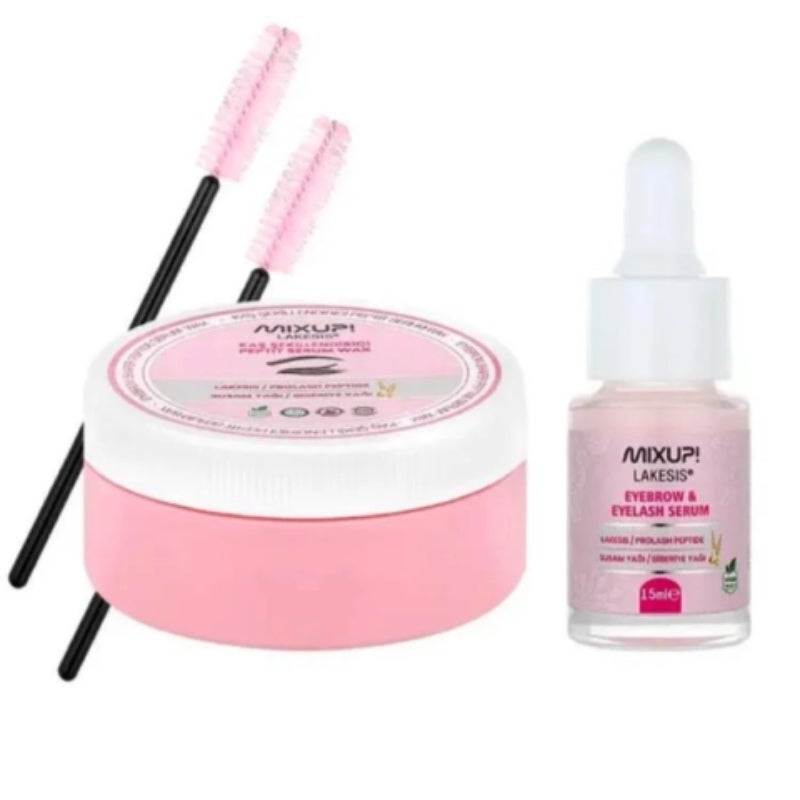 Mix Up Peptide Set for Strengthening Eyebrows, Eyelashes & Hair Styling Wax