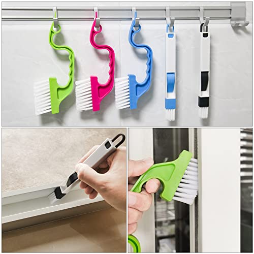 Aivwis Hand-held Groove Gap Cleaning Tools, Window Track Cleaning Brush, Crevice Cleaning Brushes for Deep Cleaning Door Window Track, Seams, Etc. - Image 5