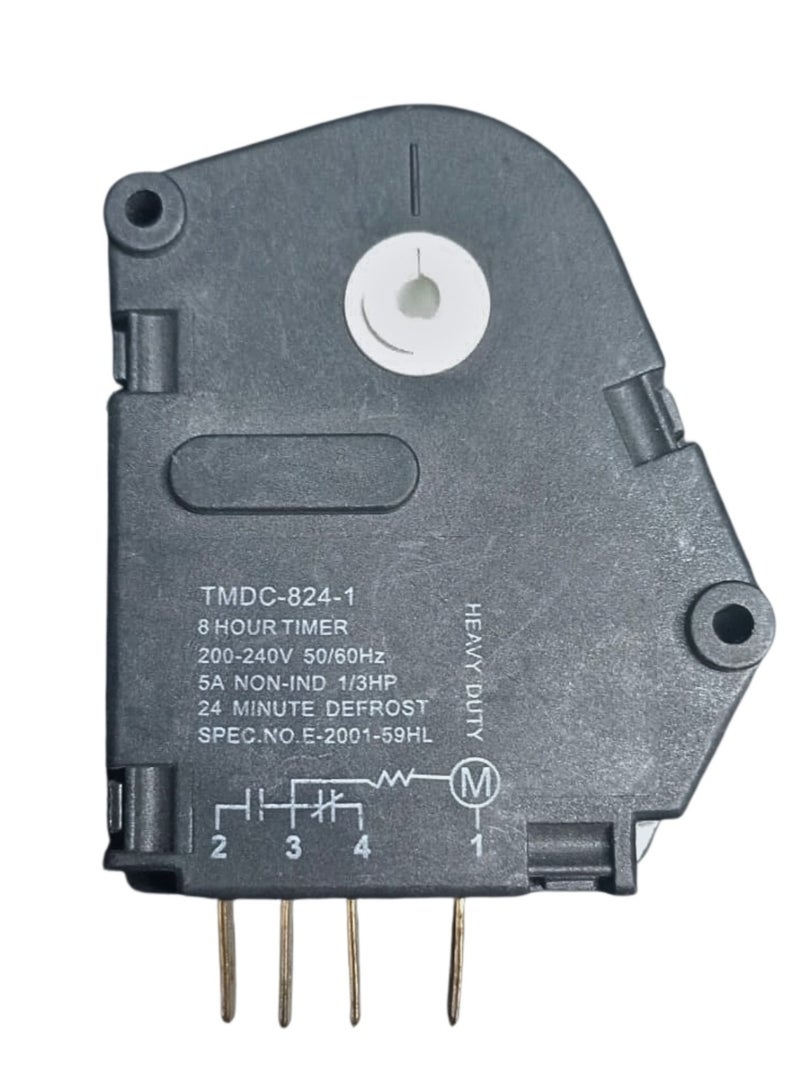 Fridge Defrost Timer DBC-825-1  200-240V 8Hours 25 Mints 50/60Hz TMDC-824-1 - Image 1
