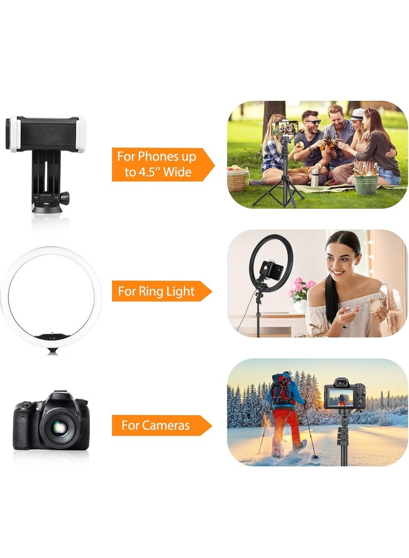 8-Inch Illuminated Selfie Ring Light with Tripod Stand & Phone Holder – Perfect for Live Streaming, Makeup, YouTube Videos, and Photography - Image 3