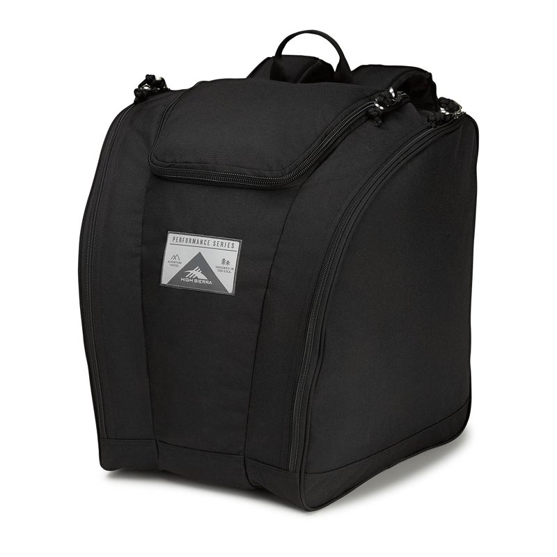 High Sierra Ski/Snowboard Boot Bag Backpack, Black, One Size - Image 3