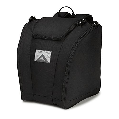 High Sierra Ski/Snowboard Boot Bag Backpack, Black, One Size - Image 1