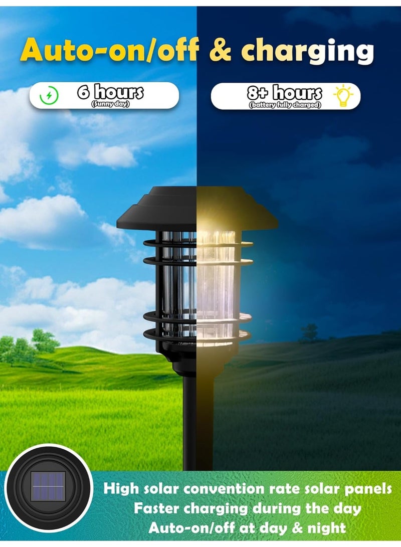 TAPIT Solar Lawn Light Garden Solar Power Light Waterproof Outdoor Landscape Lighting Lawn Lamp Solar Pathway Lights Outdoor for Garden Landscape Path Yard Driveway Decoration (L24) - Image 2