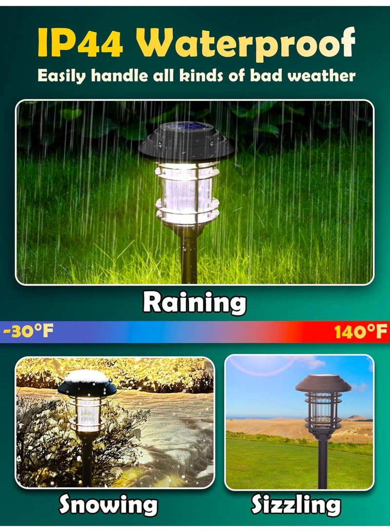 TAPIT Solar Lawn Light Garden Solar Power Light Waterproof Outdoor Landscape Lighting Lawn Lamp Solar Pathway Lights Outdoor for Garden Landscape Path Yard Driveway Decoration (L24) - Image 3