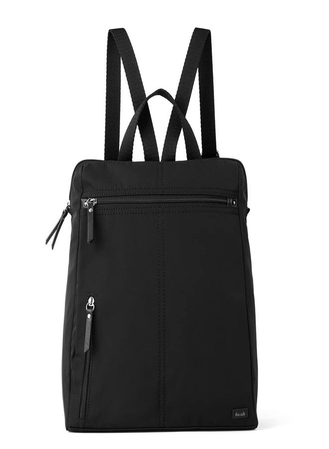 the sak Women's Recycled Esperato Backpack in Nylon, Spacious Bag with Adjustable Back Strap, Black II, One Size,109307 - Image 1
