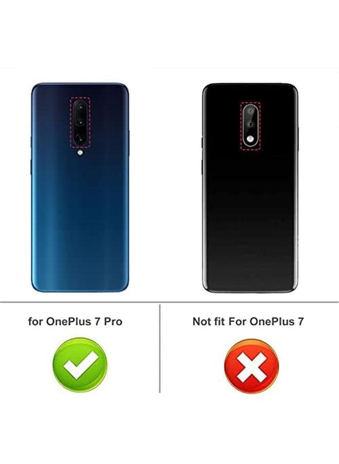 erorex - Silicone Phone Case For Oneplus 7 Pro Phone Case Soft Slim Silicone Protective Case Cover With Microfiber Lining Shockproof Phone Cover For Oneplus 7 Pro Blue - Image 1